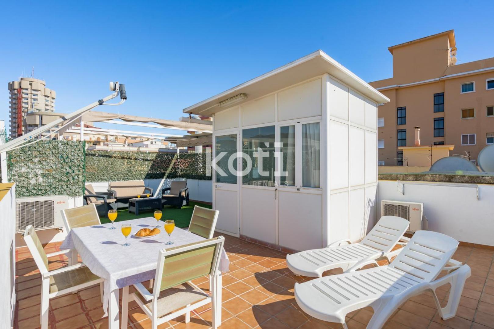 Koti Rentals - Atico Gamycol Fuengirola Dış mekan fotoğraf
